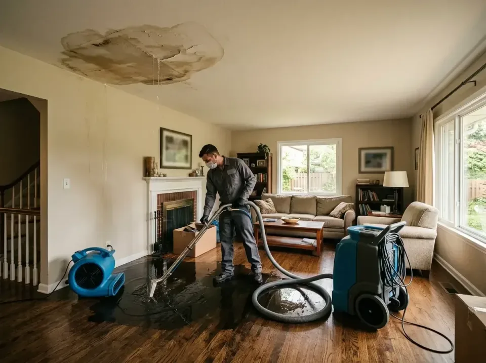 attic-pipe-burst-ceiling-drip-008 — frequently asked questions, Water Damage Restoration & Carpet Care in Woodlawn, OH